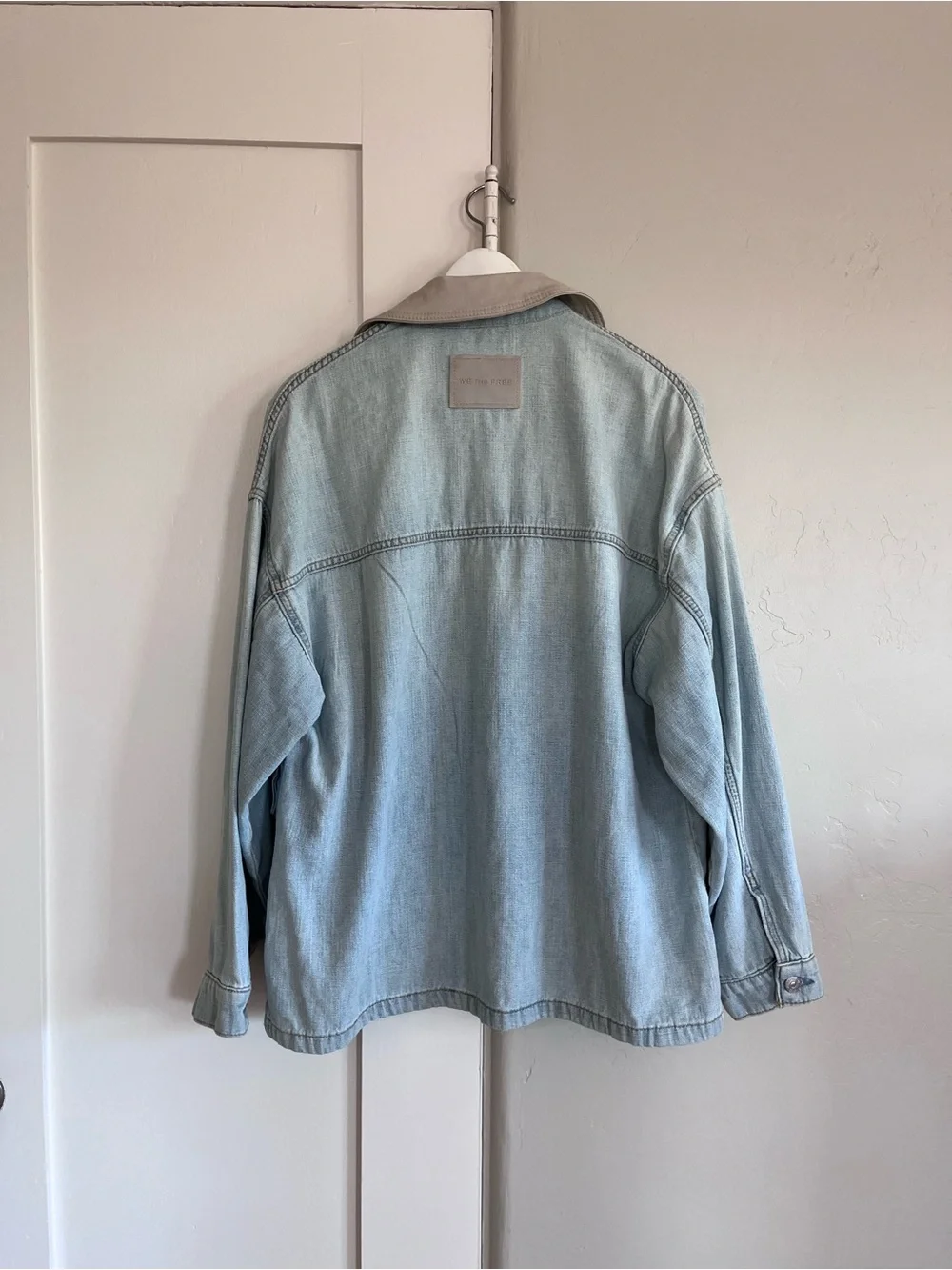 🤍 nwt | we the free | lemon oversized denim jacket - Picture 4 of 5